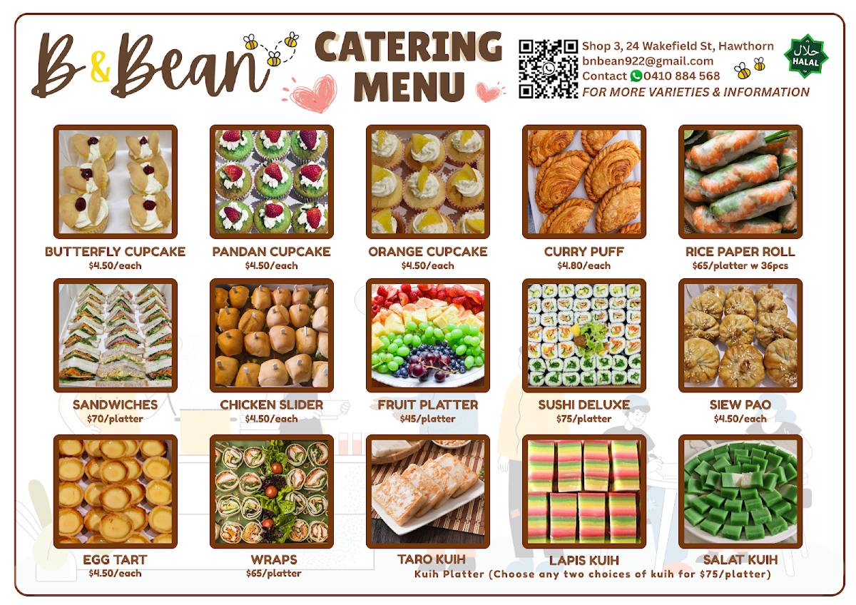 B&Bean меню