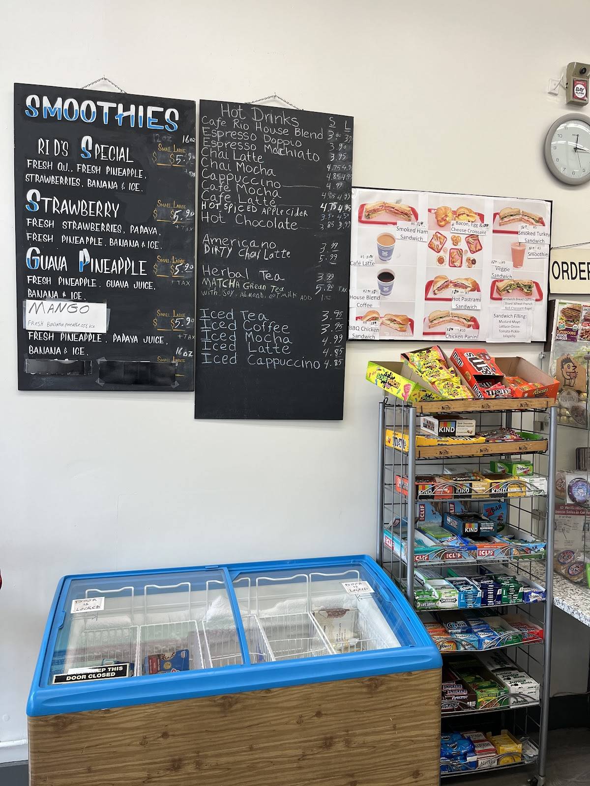 Café Rio меню