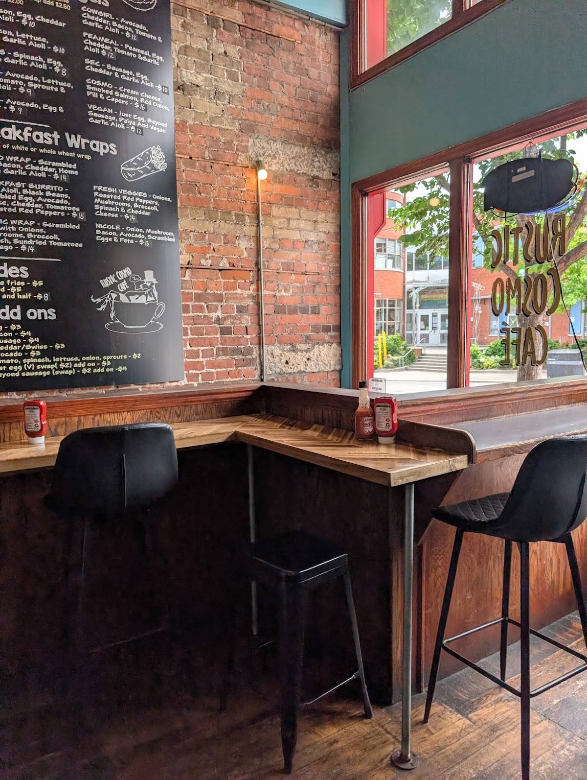 Rustic Cosmo Cafe меню