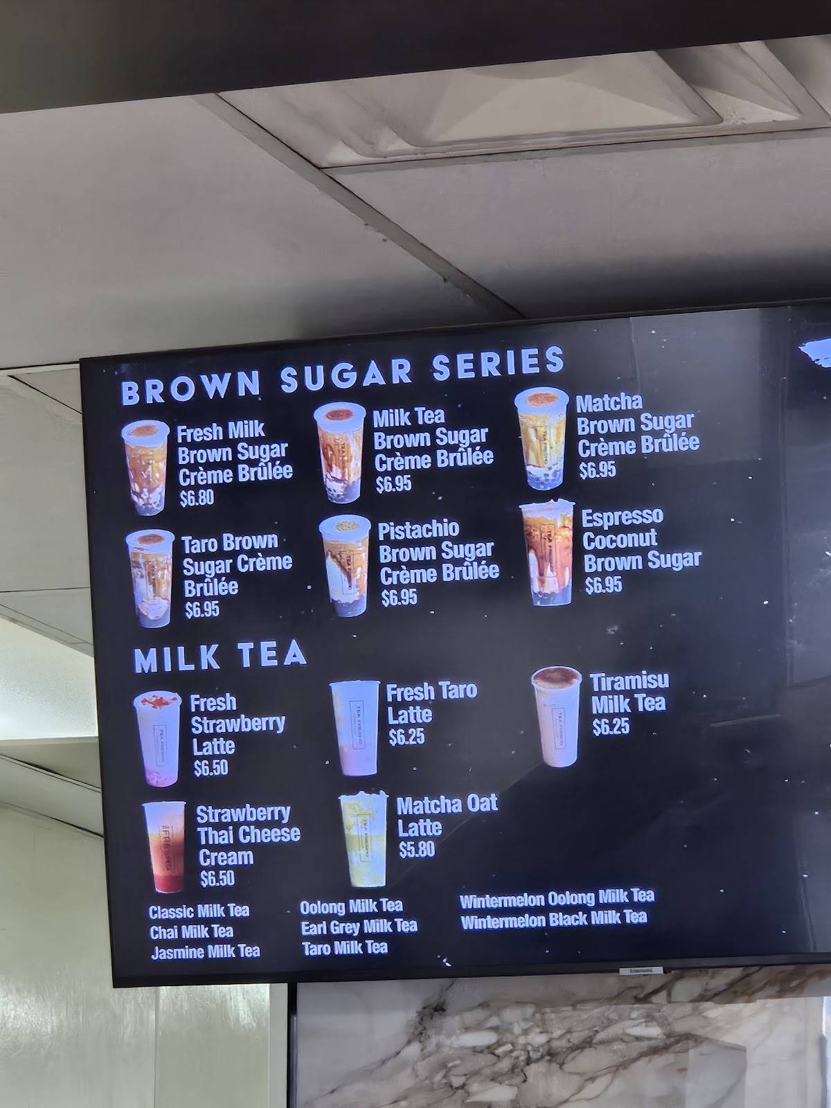 Cafe Tea Fresho меню