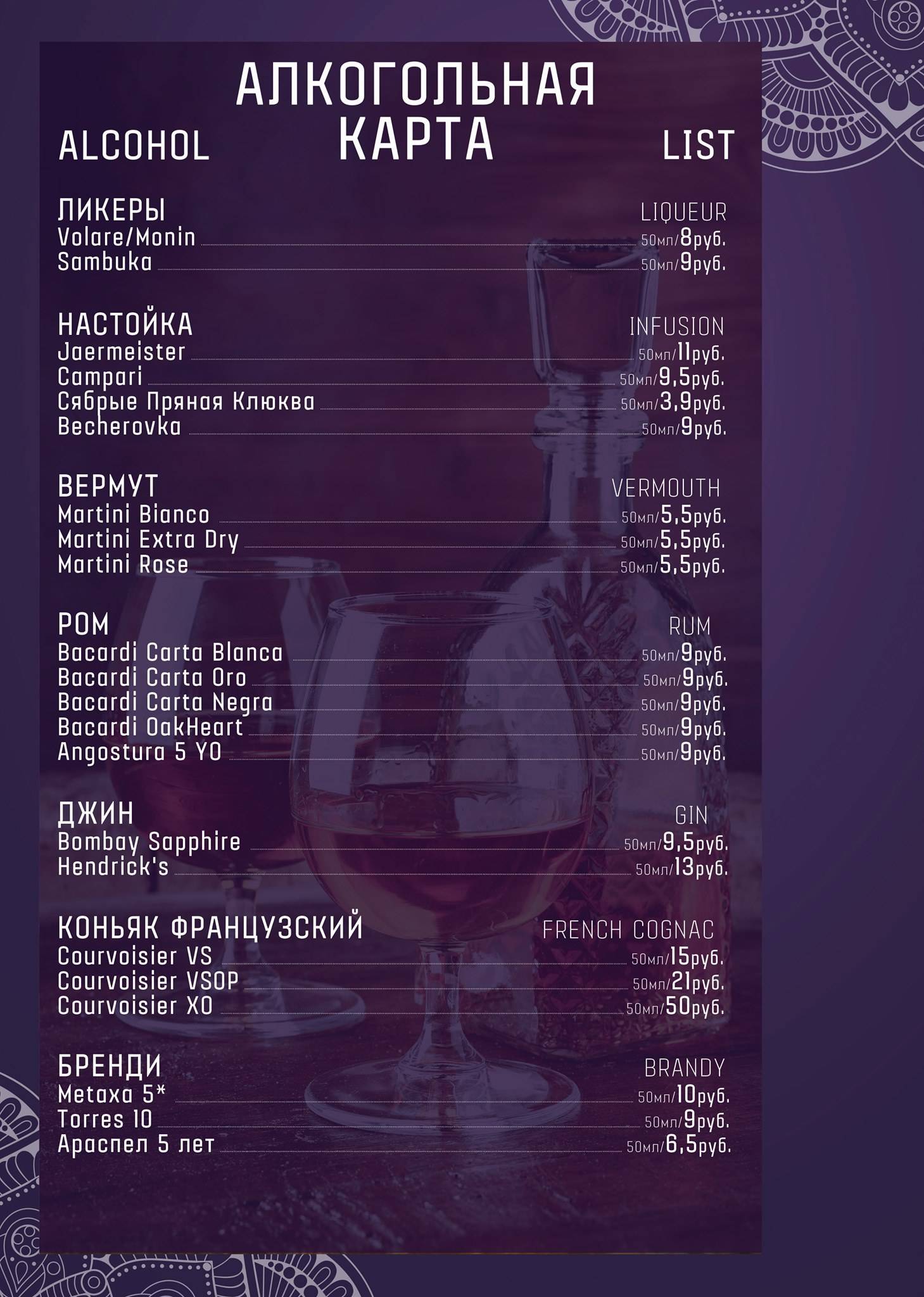 Чайхона Базар меню