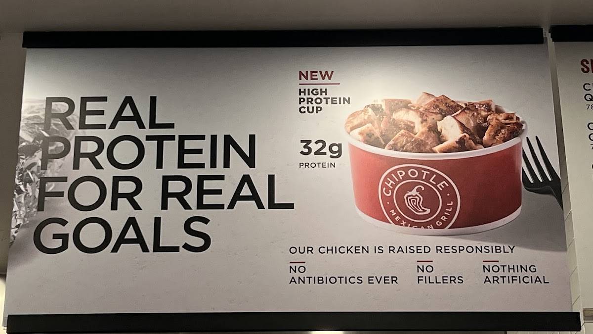 Chipotle Mexican Grill меню
