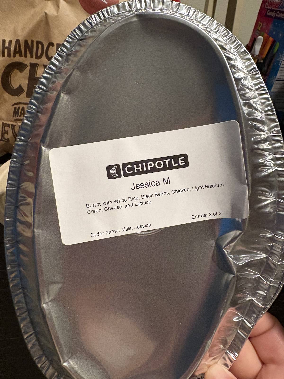 Chipotle Mexican Grill меню