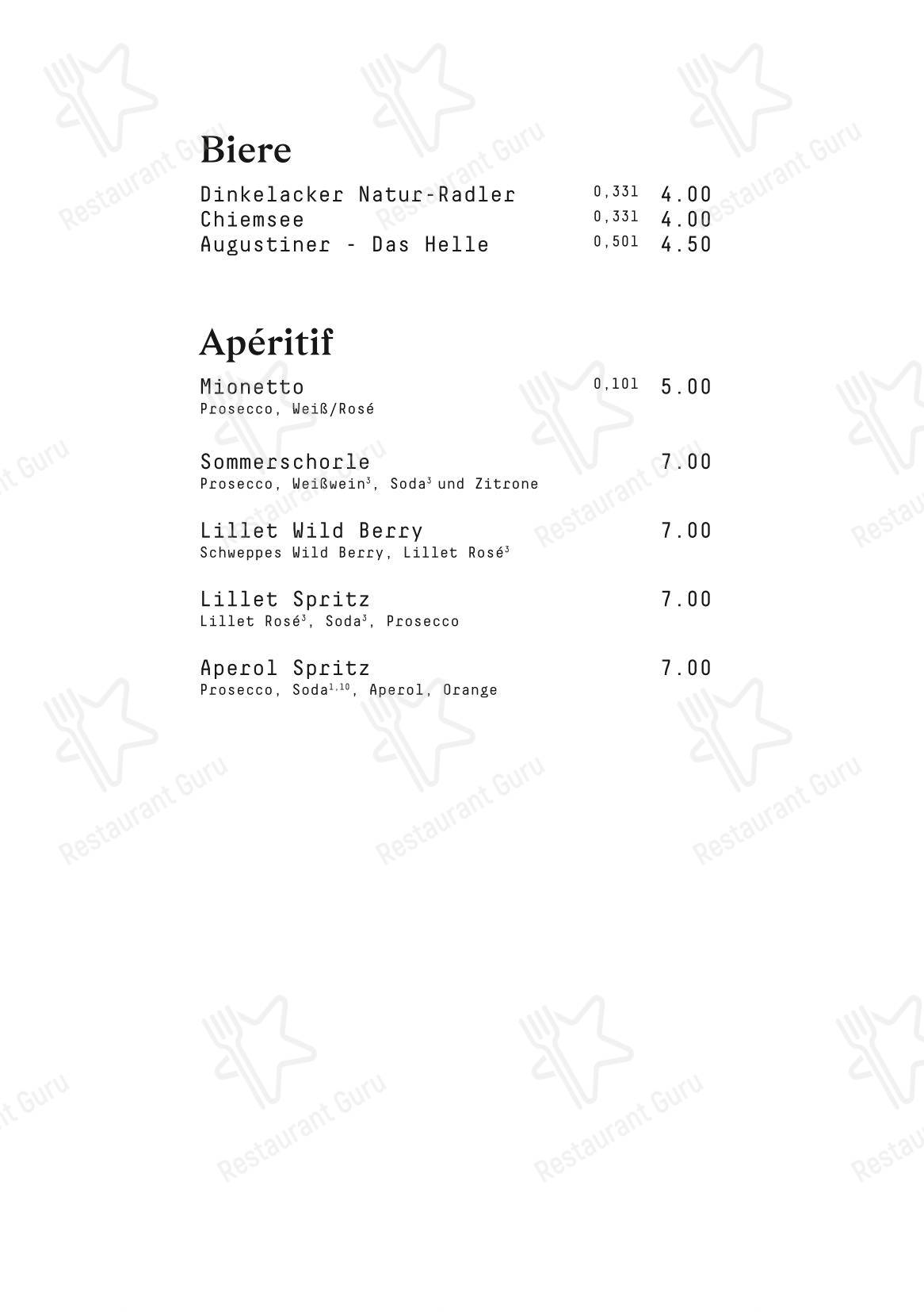 Меню кафе Coffee Fancy в Бакнанге