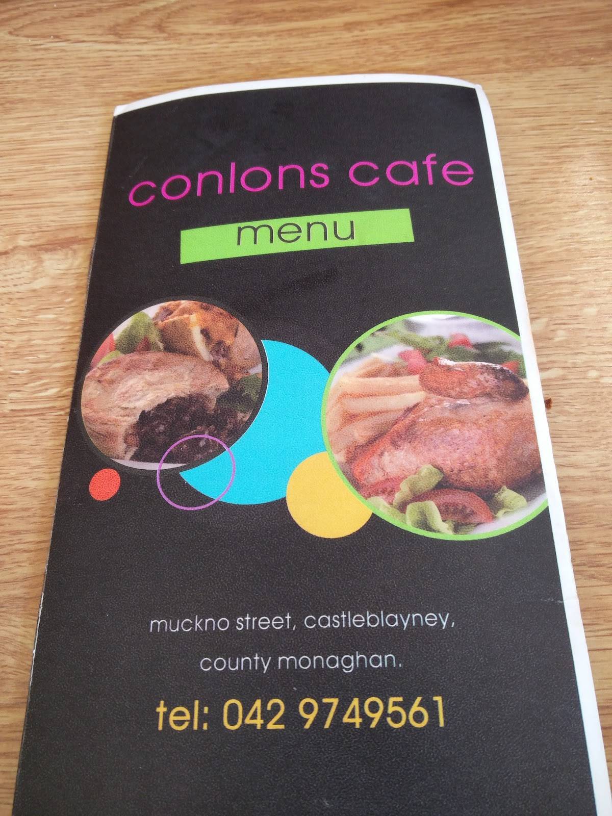 Conlon's Cafe меню