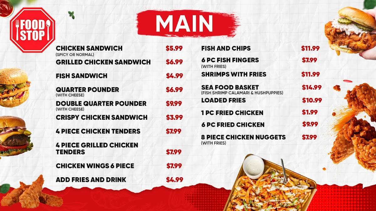 FoodStop (Gyro.Wings.Wrap) меню