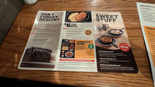 Cracker Barrel Old Country Store меню