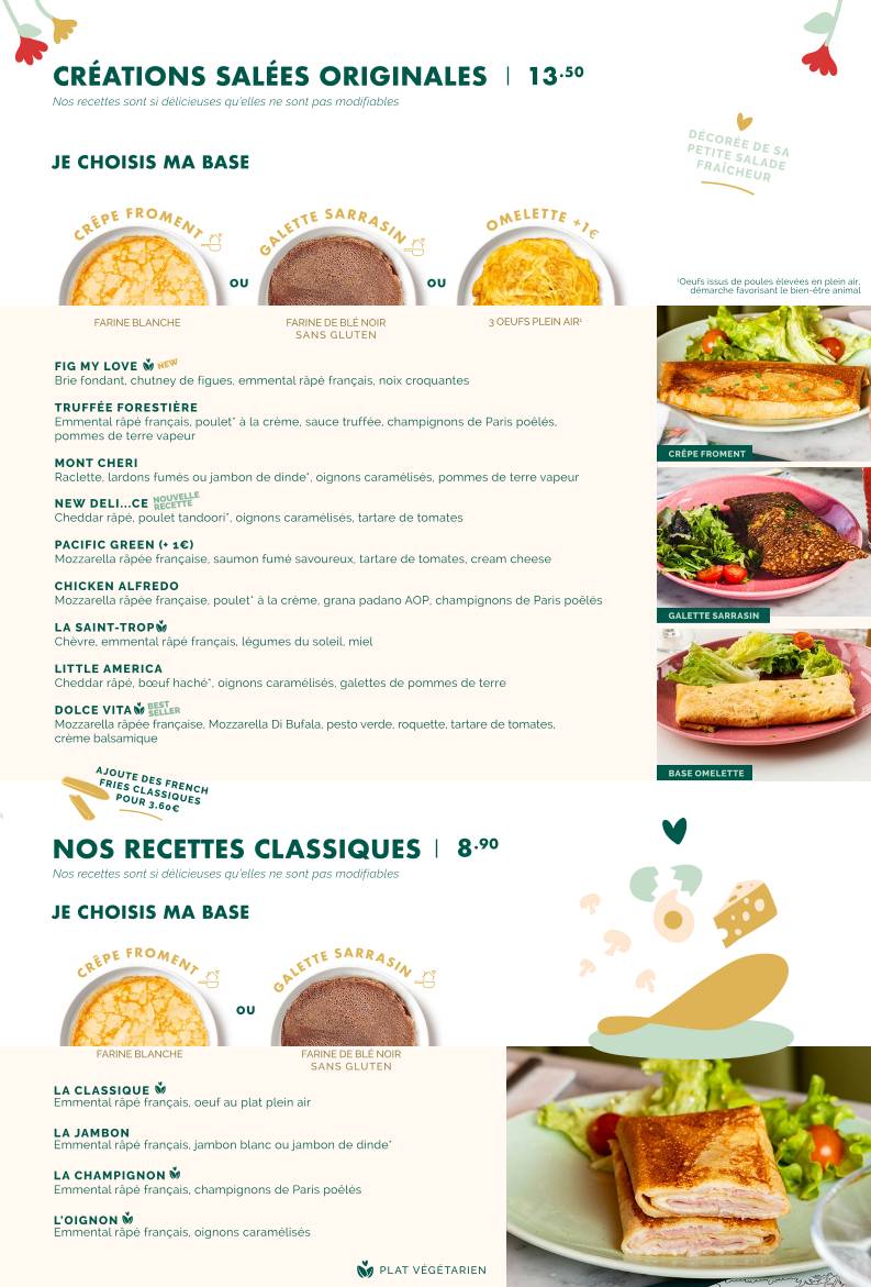 Crêpe Touch Mérignac меню