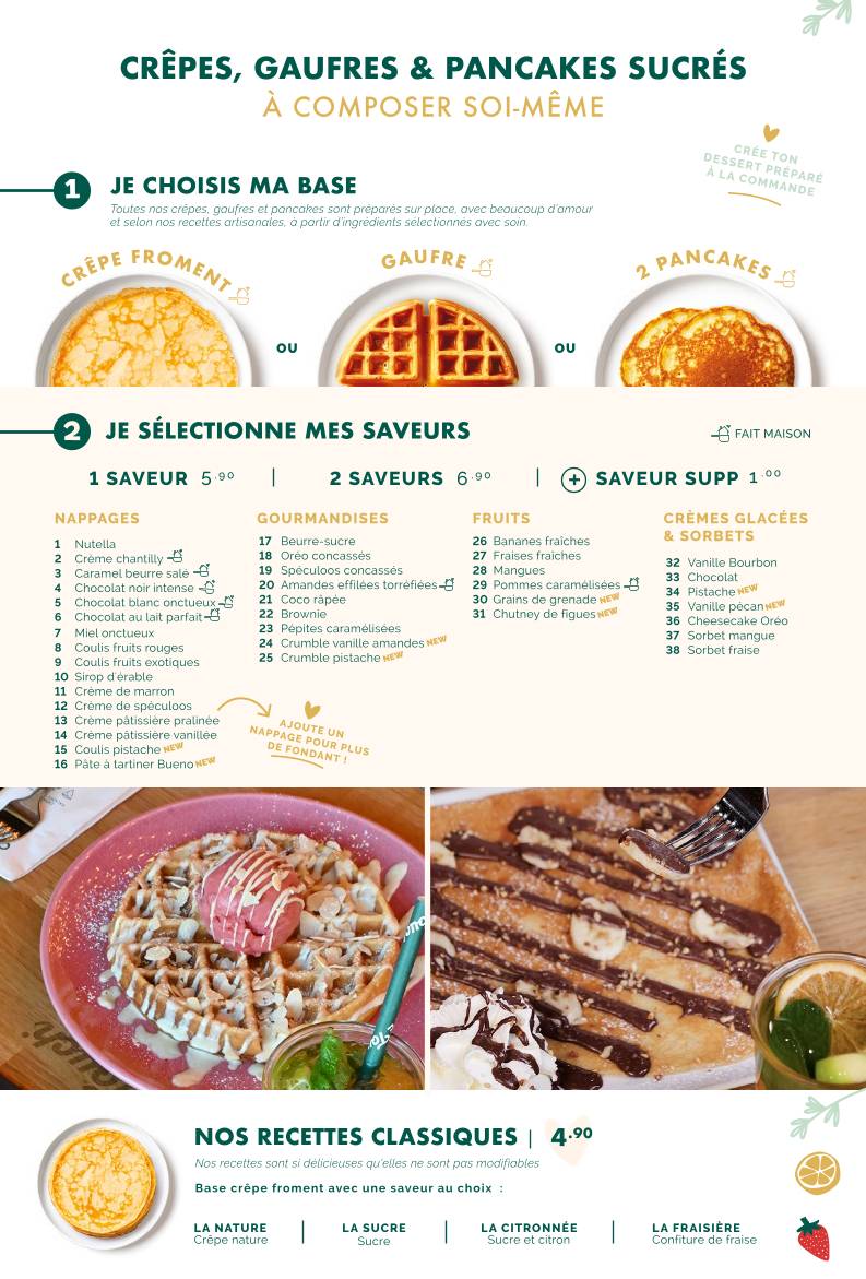 Crêpe Touch Mérignac меню