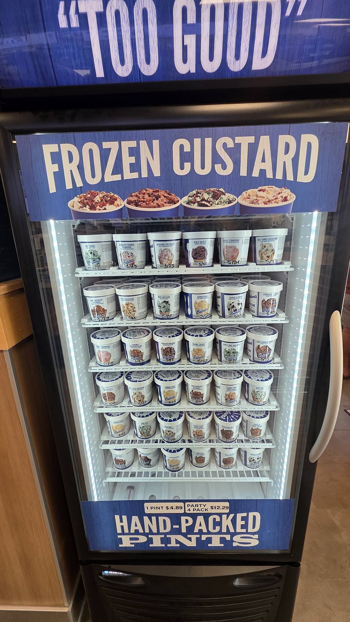 Culver’s меню