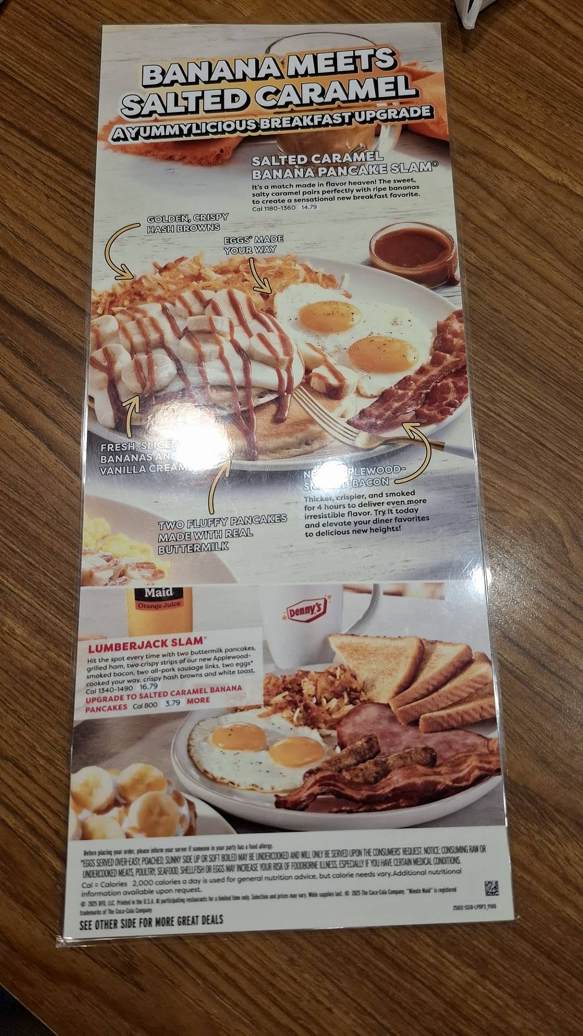 Denny's Restaurant меню