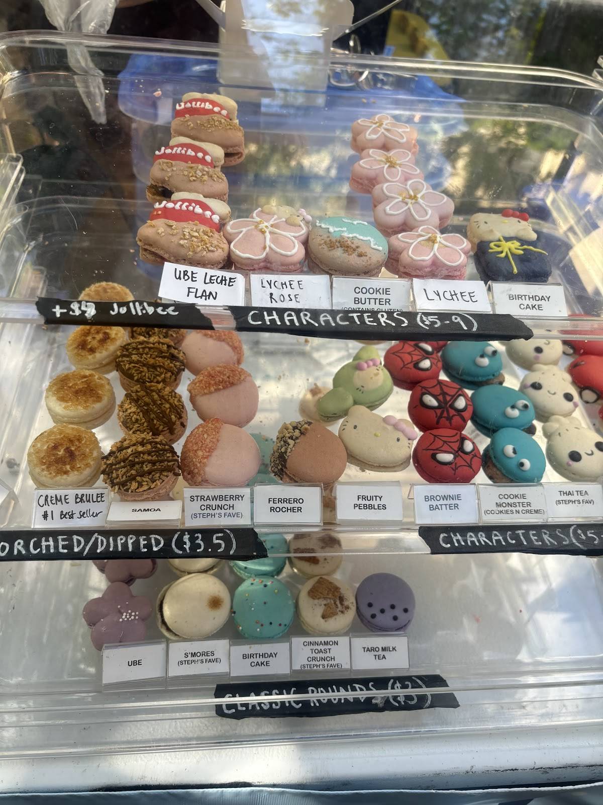 Steph's Macarons меню