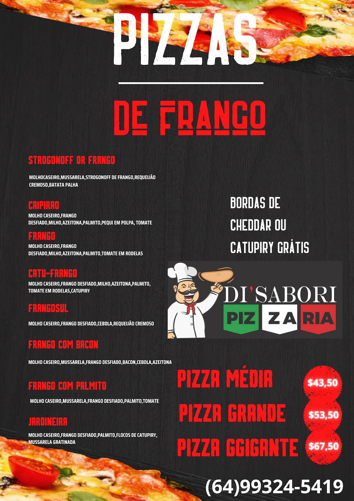 Di'Sabori Pizzaria меню