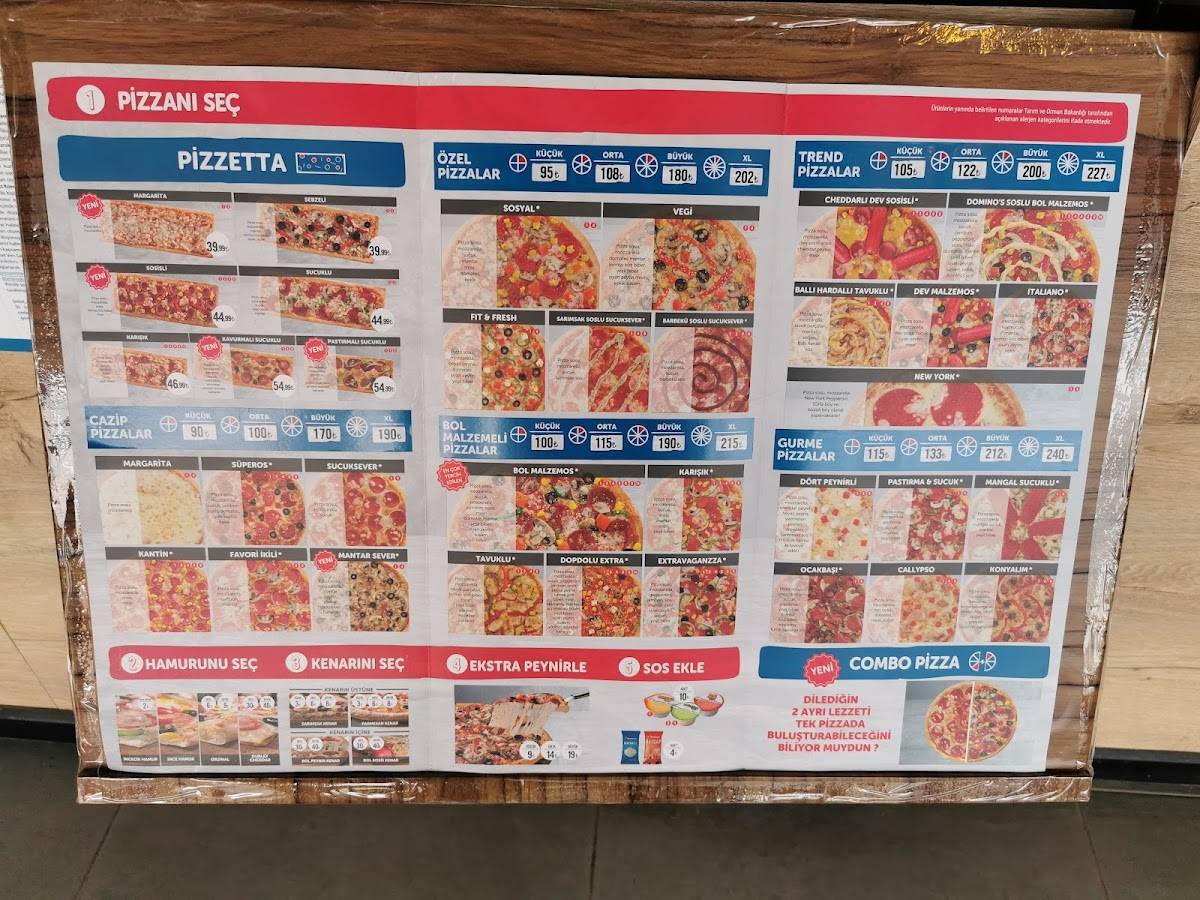 Domino's Pizza Datca меню