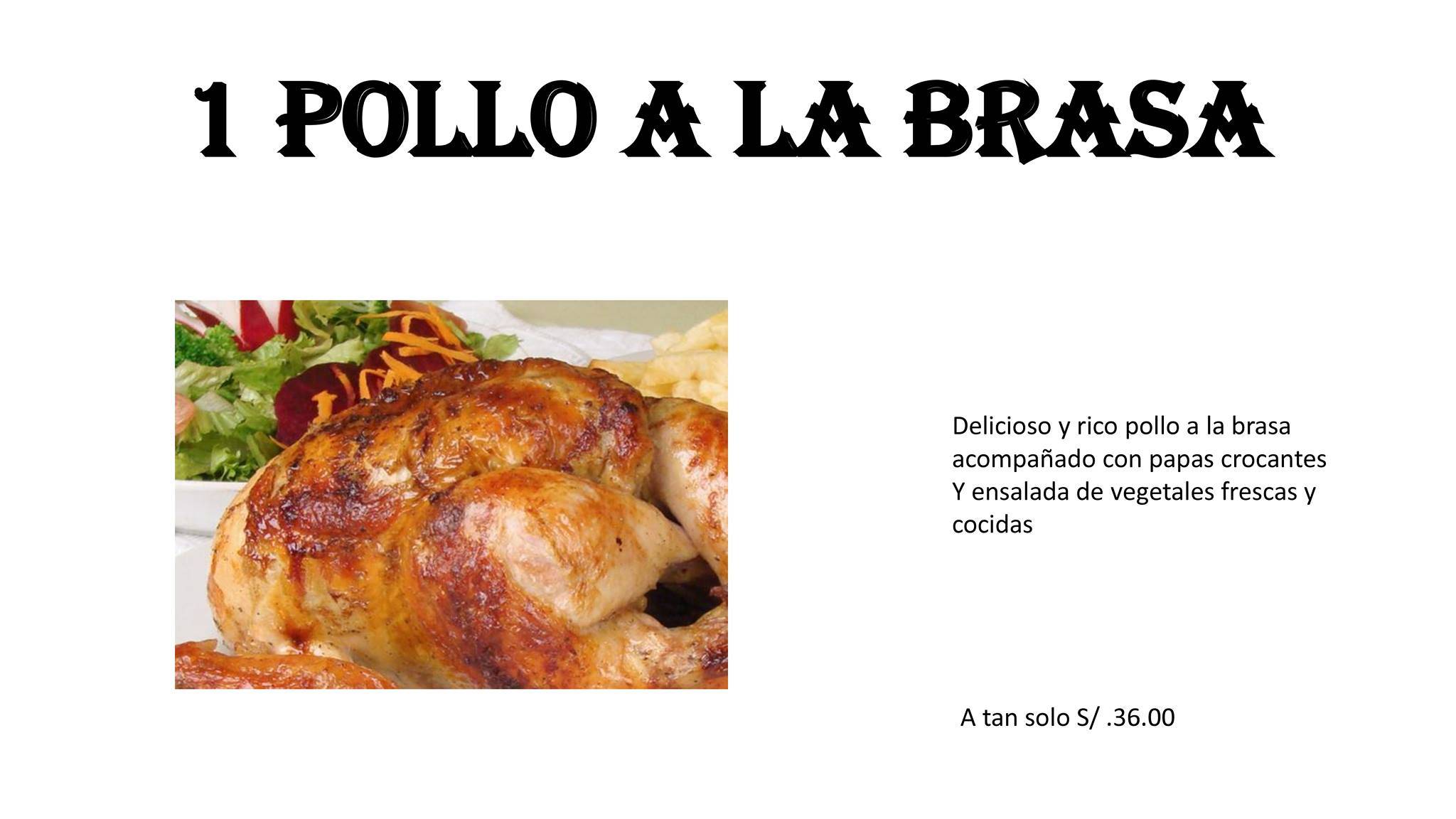 Don pollo меню