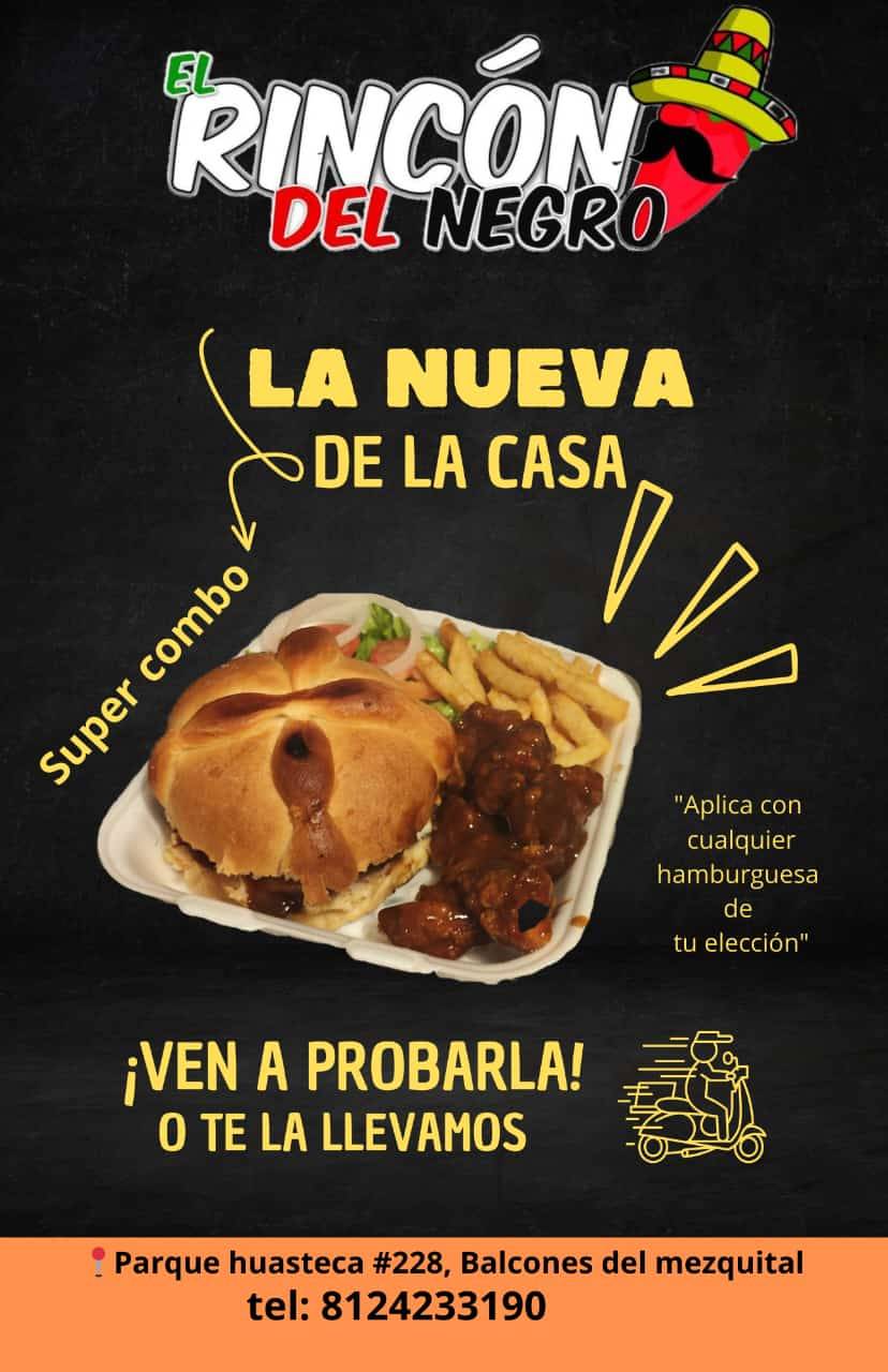 EL RINCÓN DEL NEGRO меню