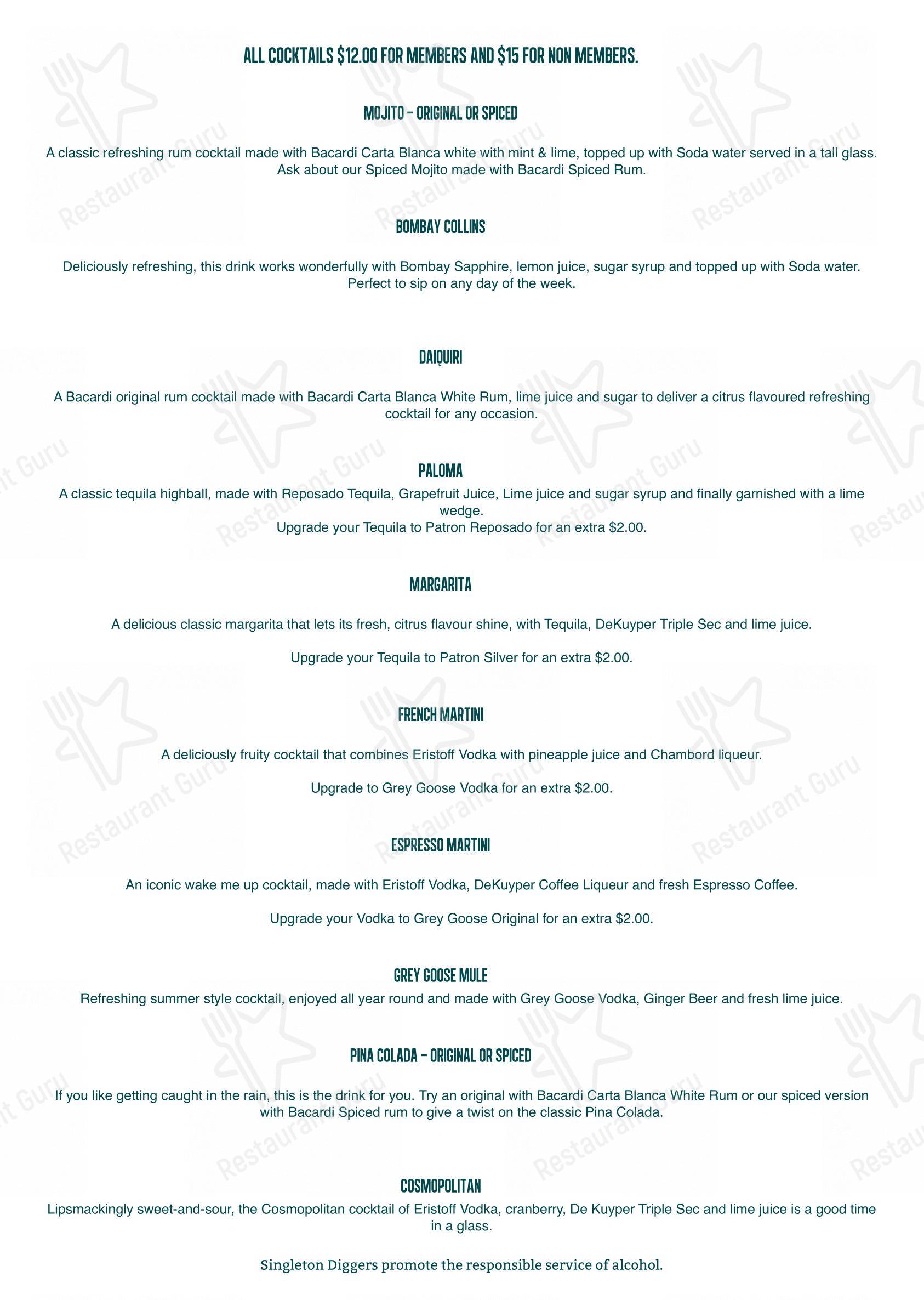 Меню ресторана Eight Bistro - 菜单