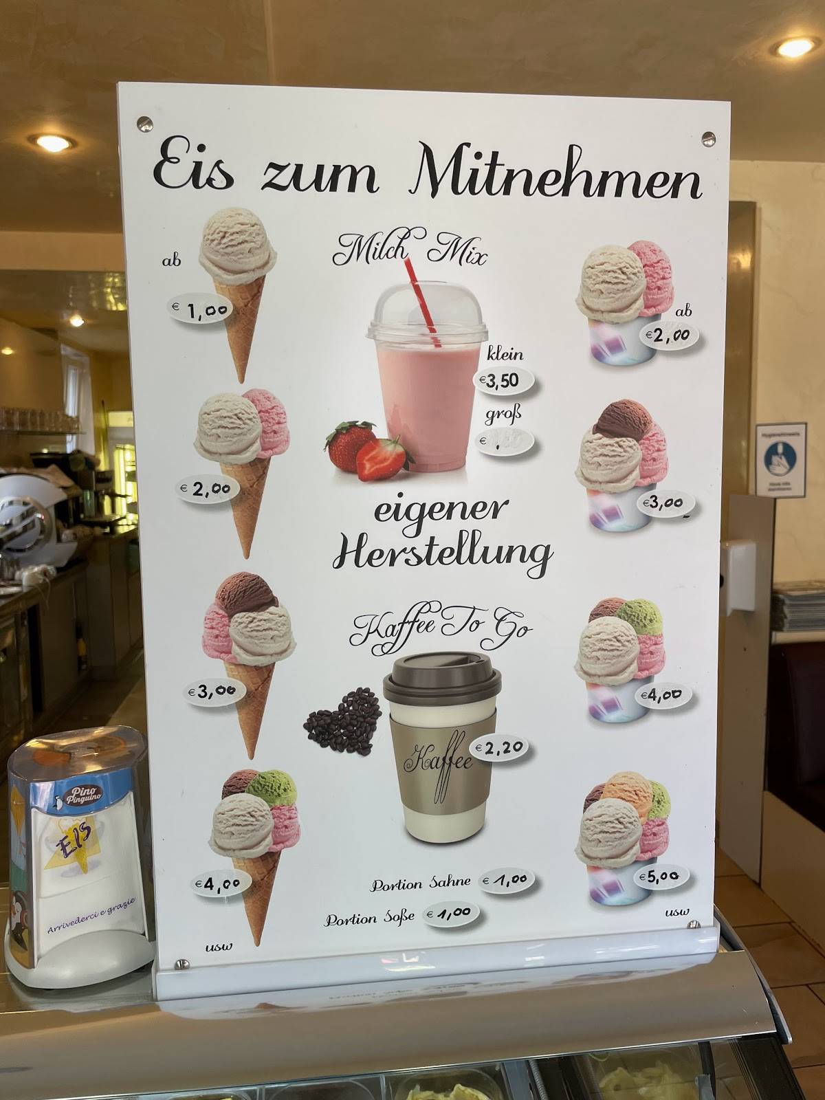 Eiscafe Roma меню