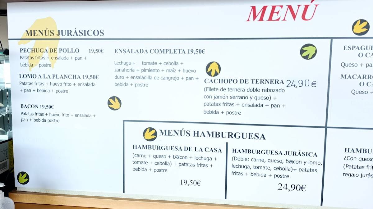 El Café del MUJA меню