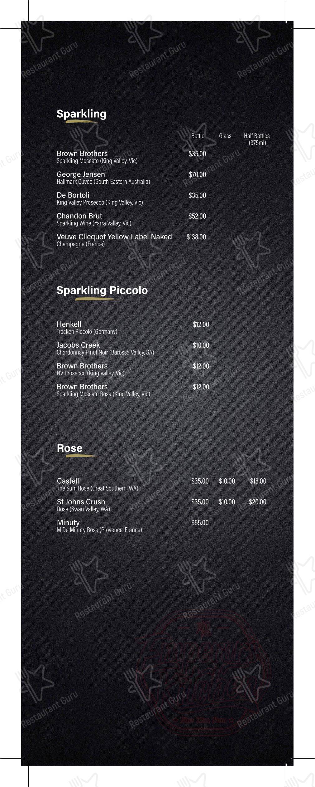 Takeaway Menu ресторана Emperor's Kitchen Leeming 顺德公