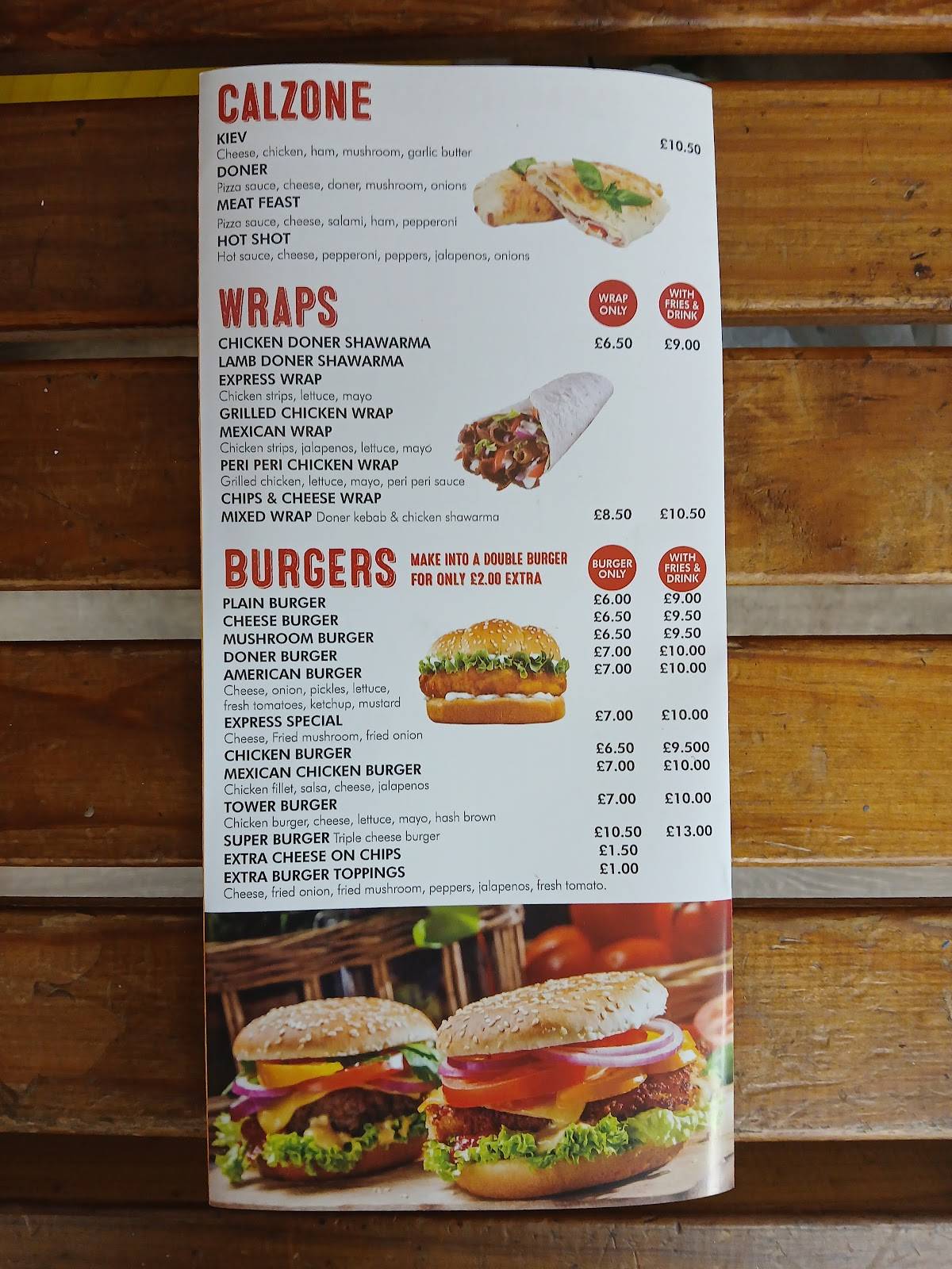 Express Pizza & Kebab меню