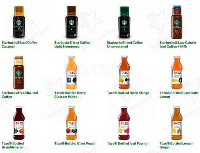 Starbucks Coffee Company меню