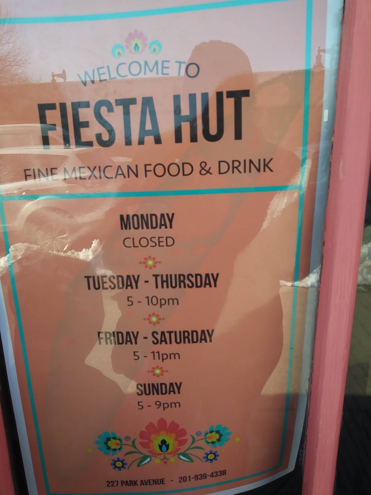 Fiesta Hut меню