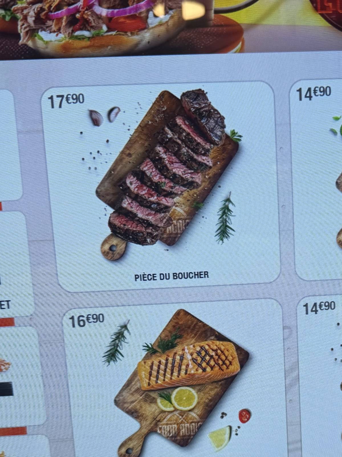 Food Addict меню