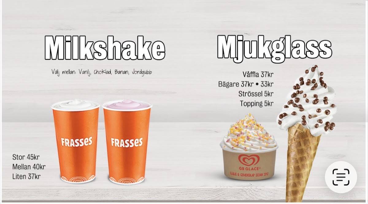 Frasses Söderköping AB меню
