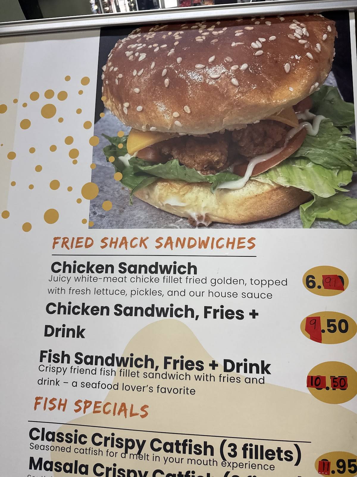 Fried Shack меню