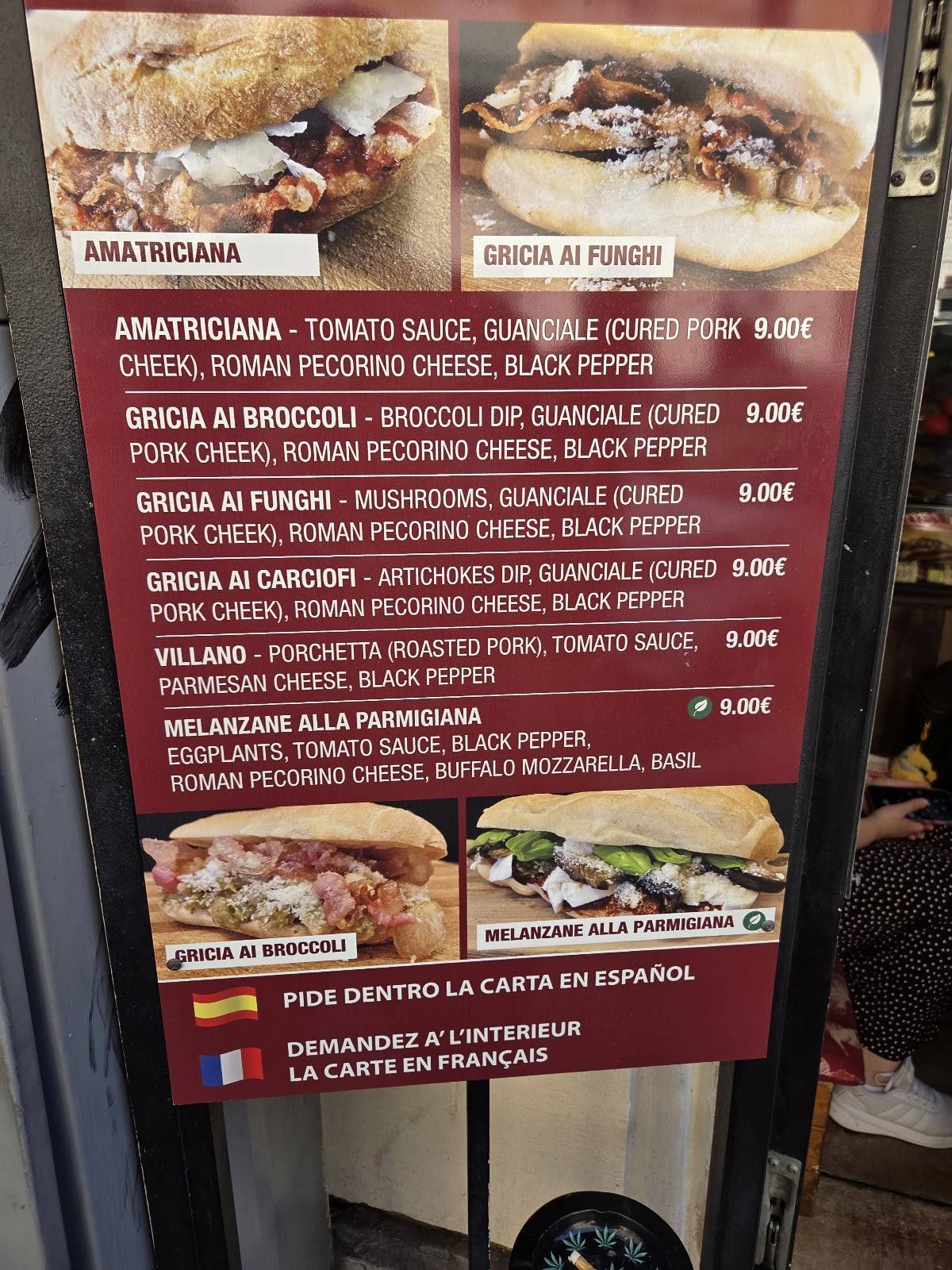 Fuorinorma меню