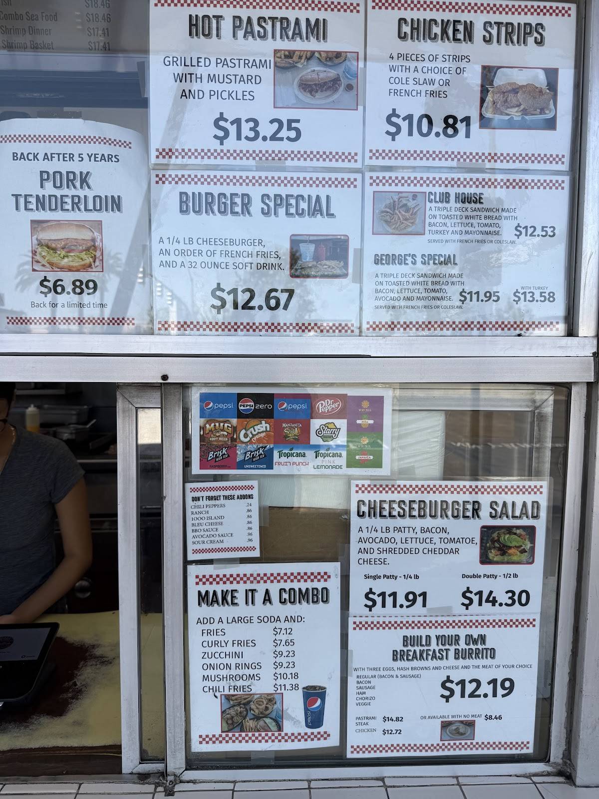 George's Drive-In меню