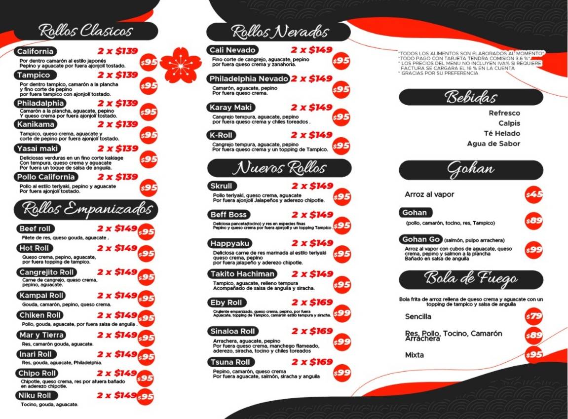 Go Sushi Japanese Sea Food меню