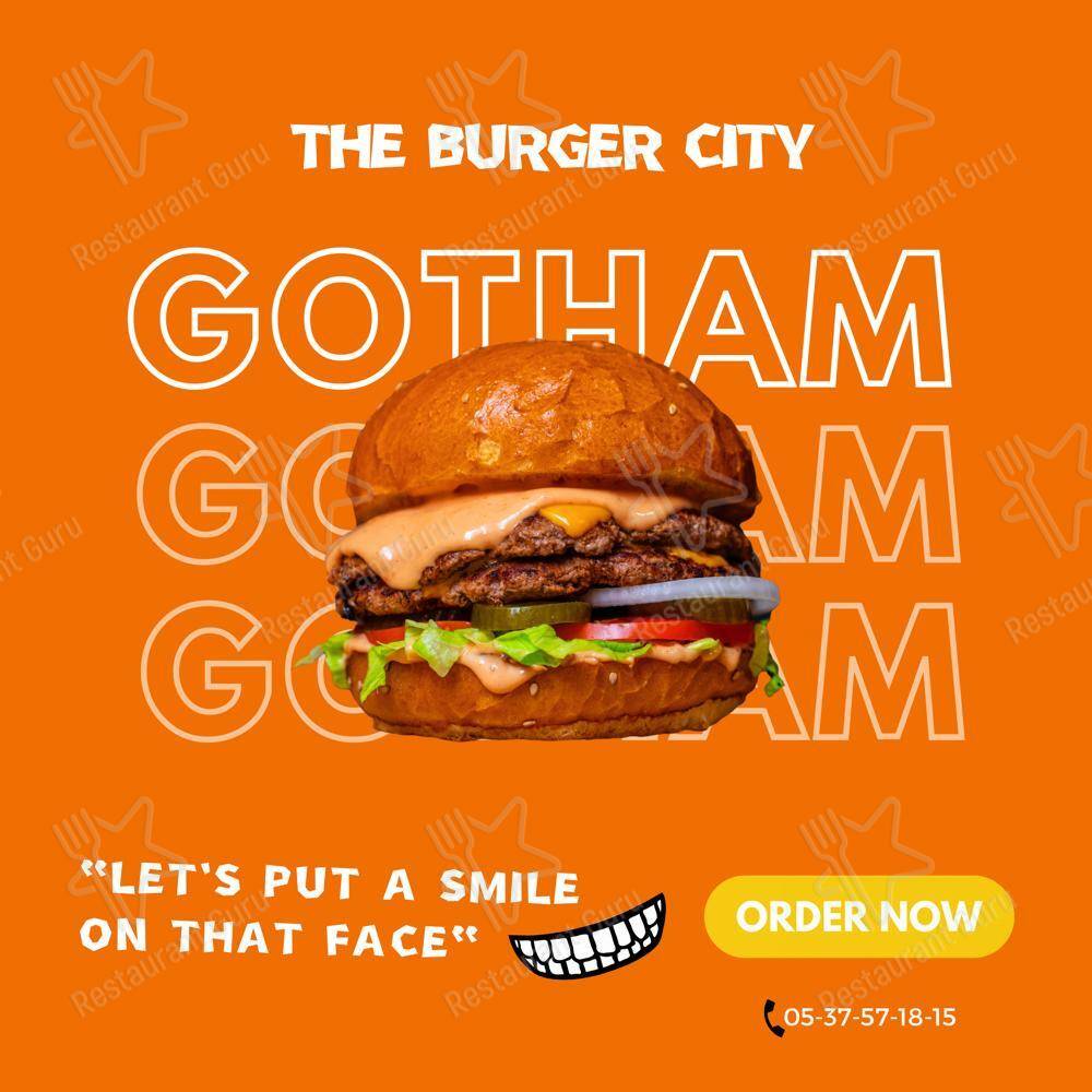 Меню Gotham - еда и напитки