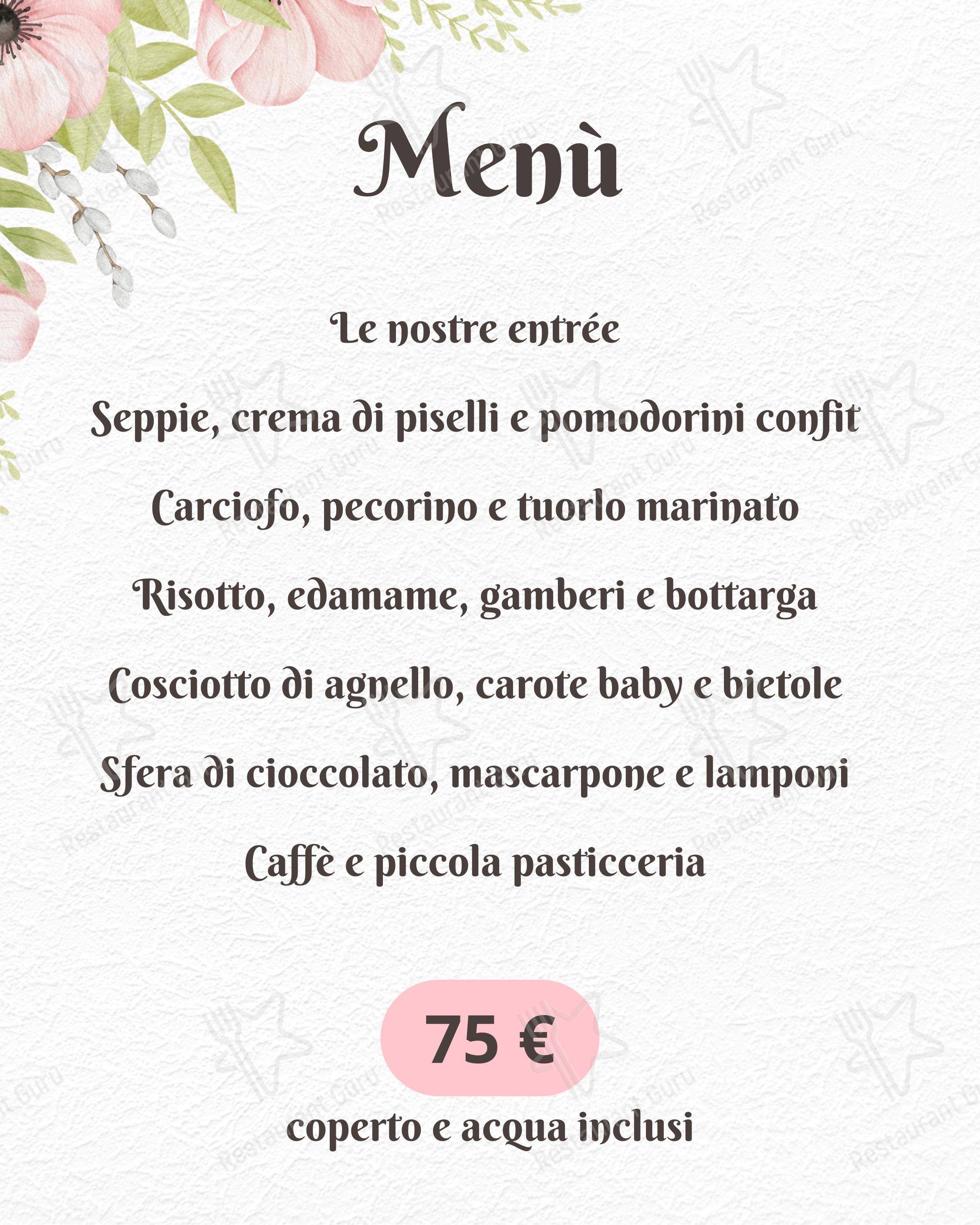 Меню ресторана Gravitas Ristorante - Меню напитков