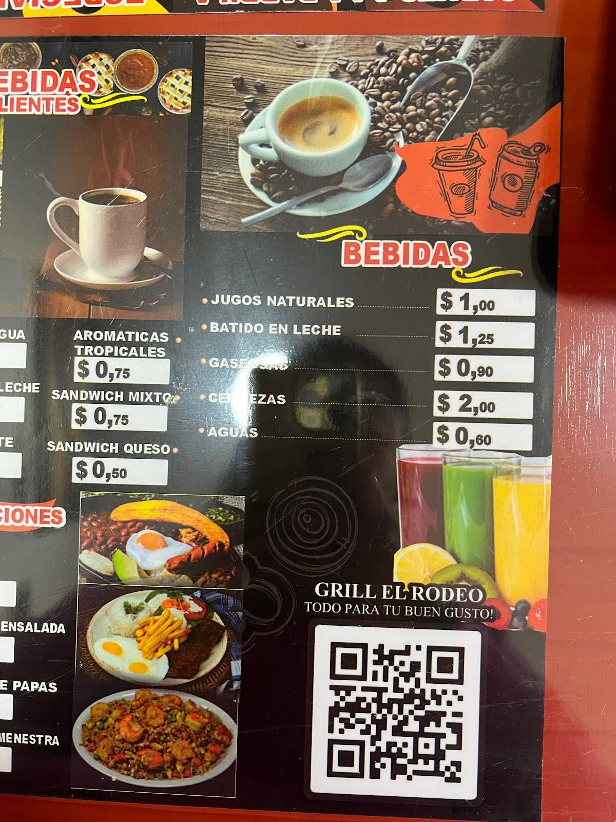 Grill El Rodeo меню