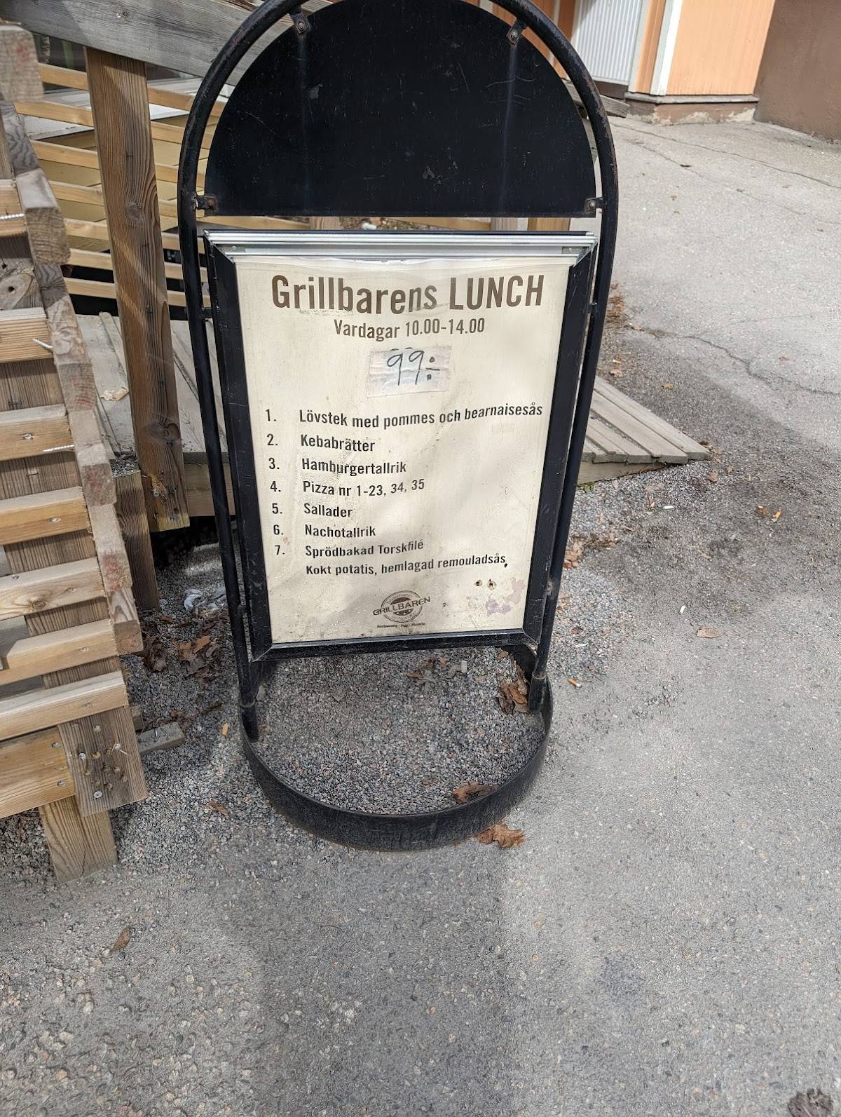 Grillbaren меню