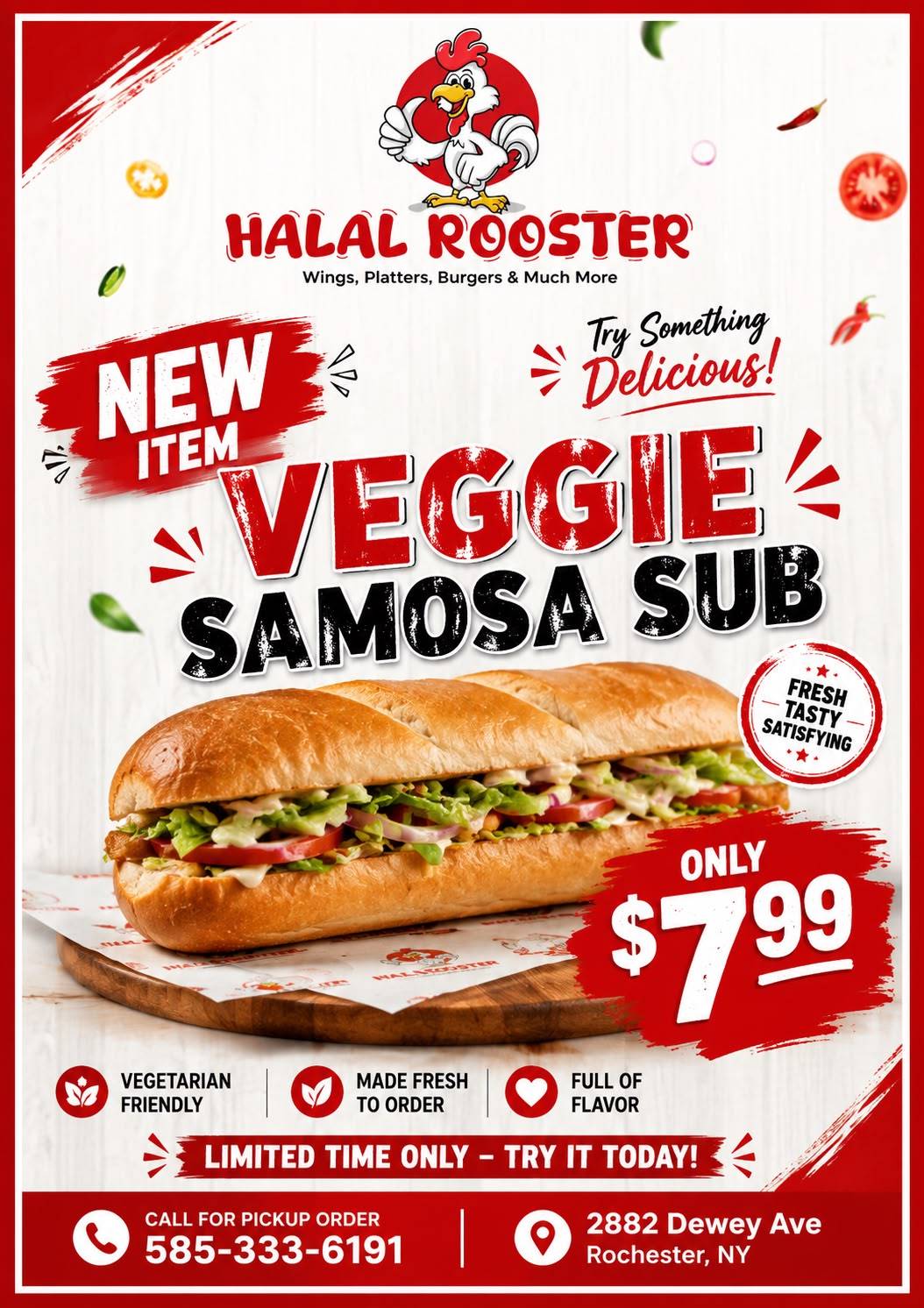 HALAL ROOSTER меню