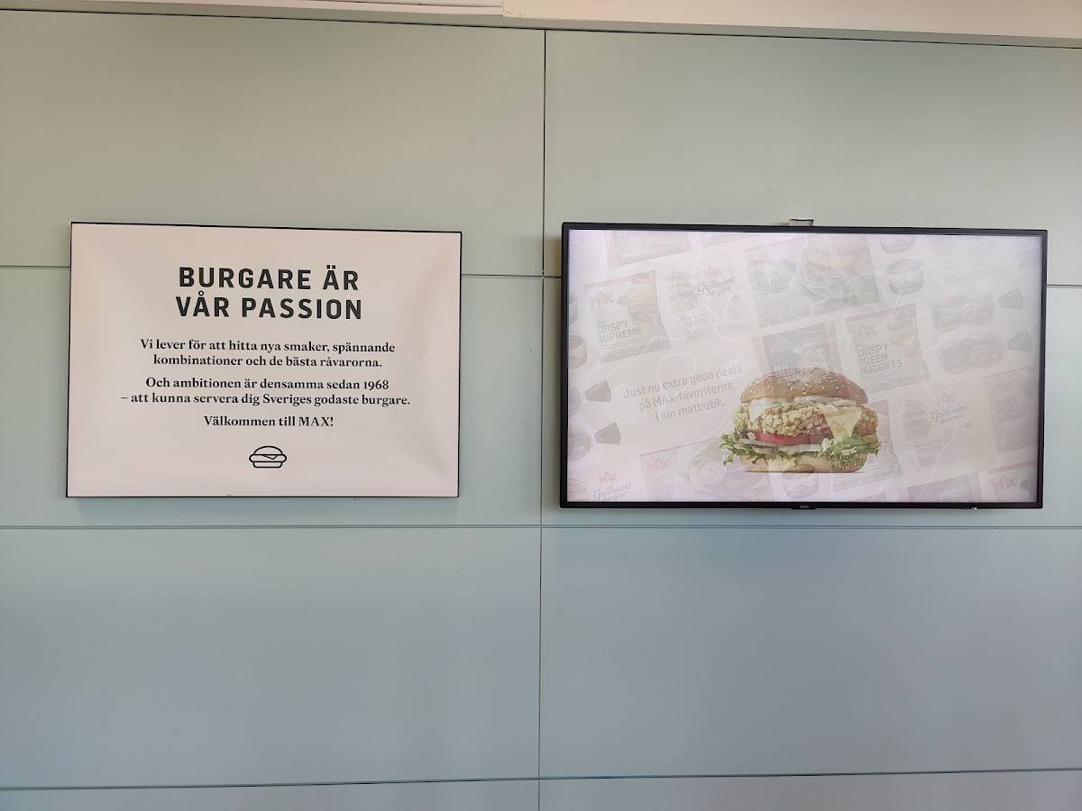 Max Burgers меню