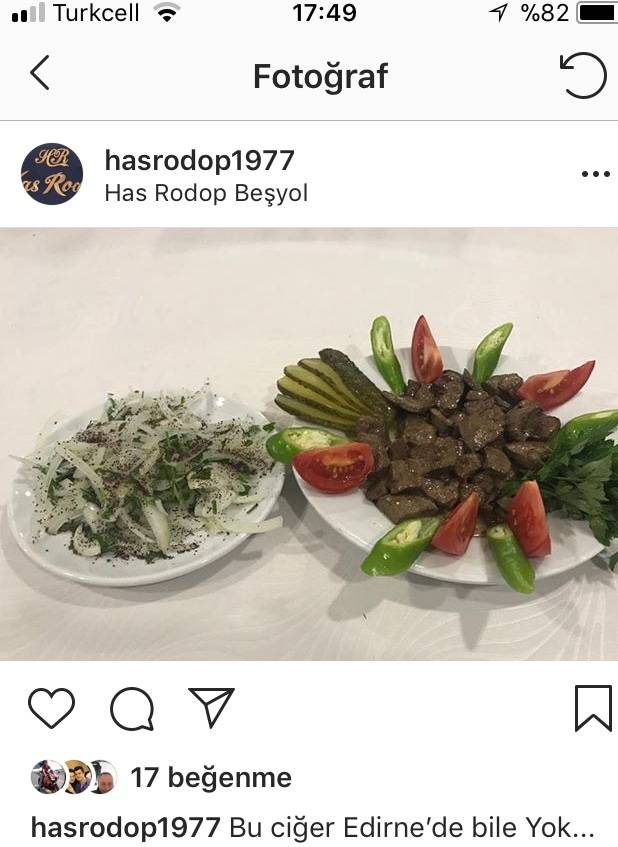Has Rodop меню