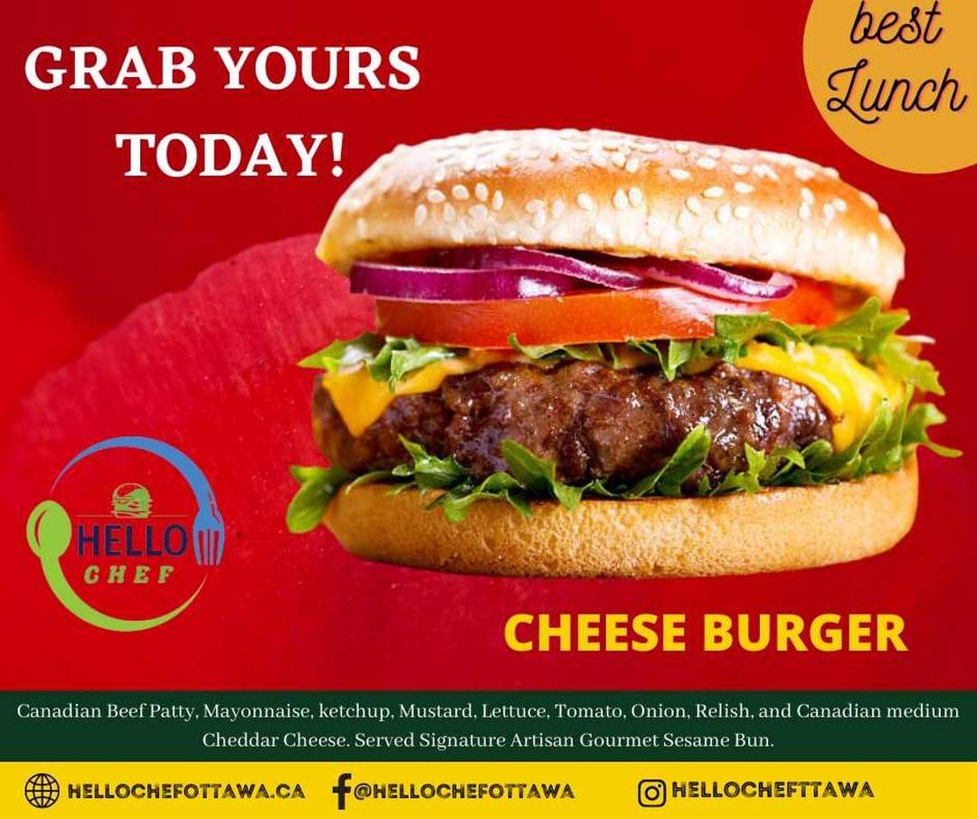 Hello Chef - Takeaway Restaurant in Ottawa меню