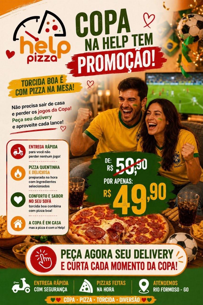Help Pizza Rio Formoso меню