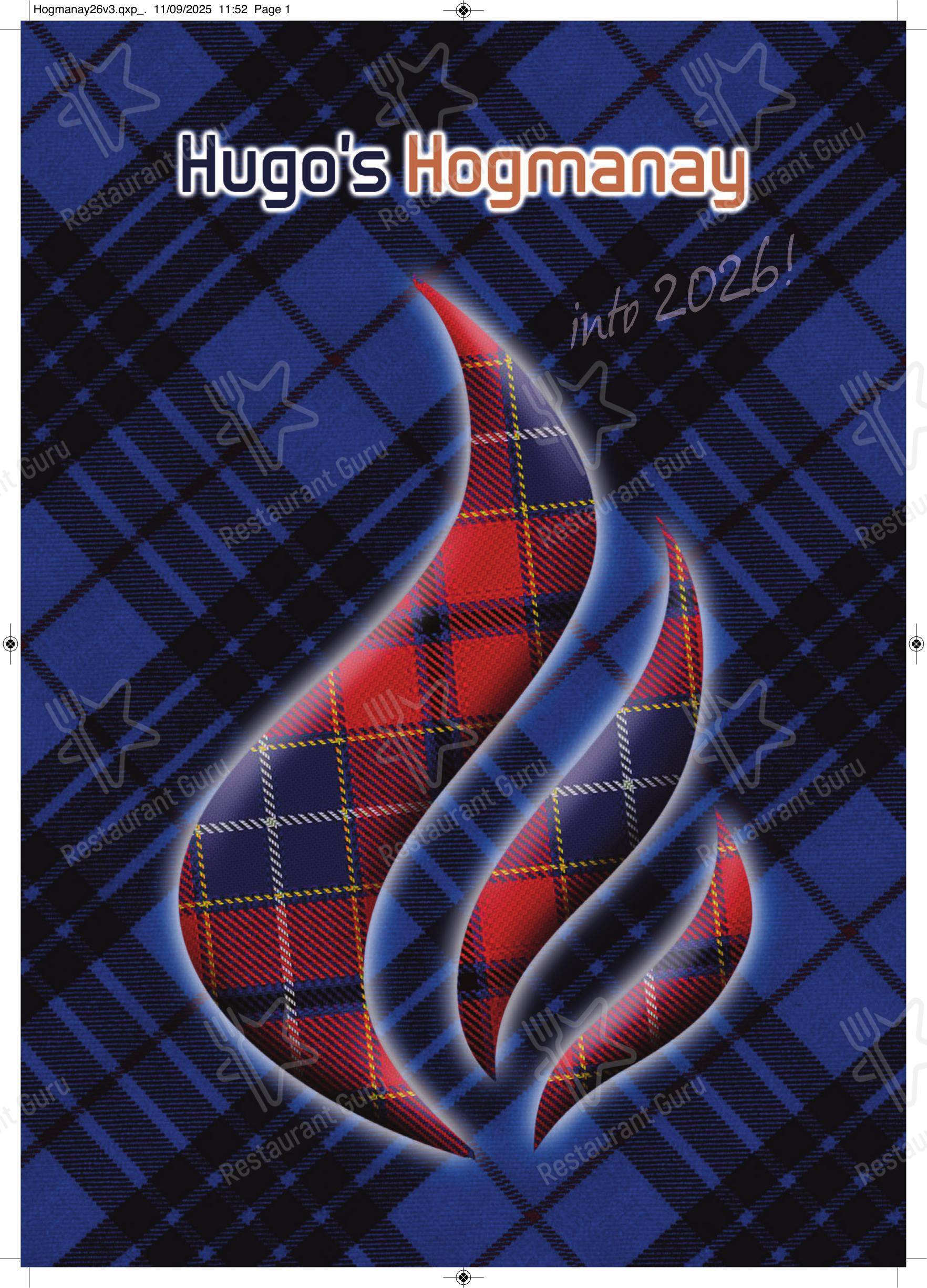 Меню ресторана Hugo's - Wine Menu