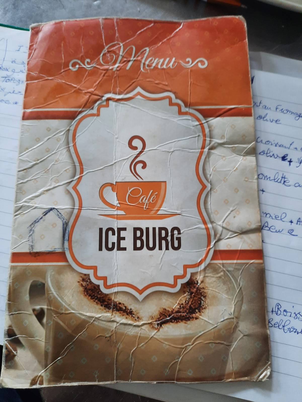 Ice Burg меню