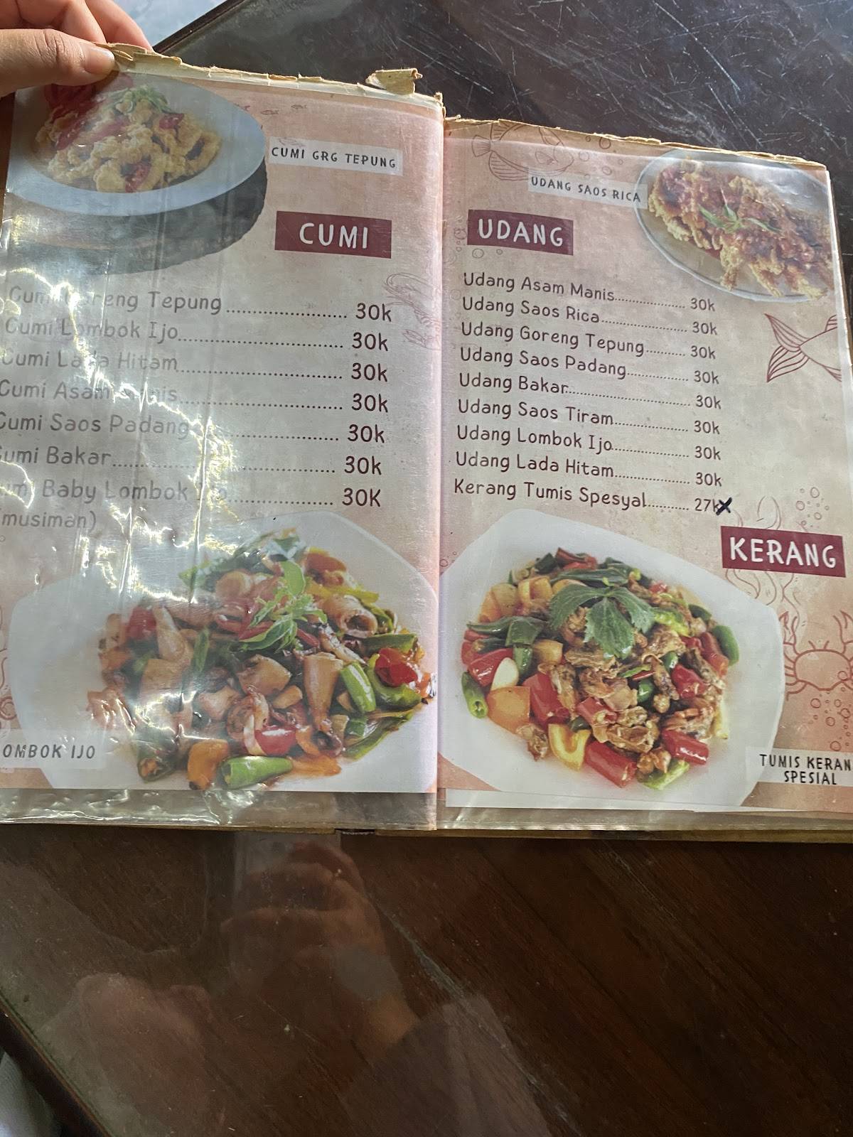 Ikan Bakar Teluk Rasa меню