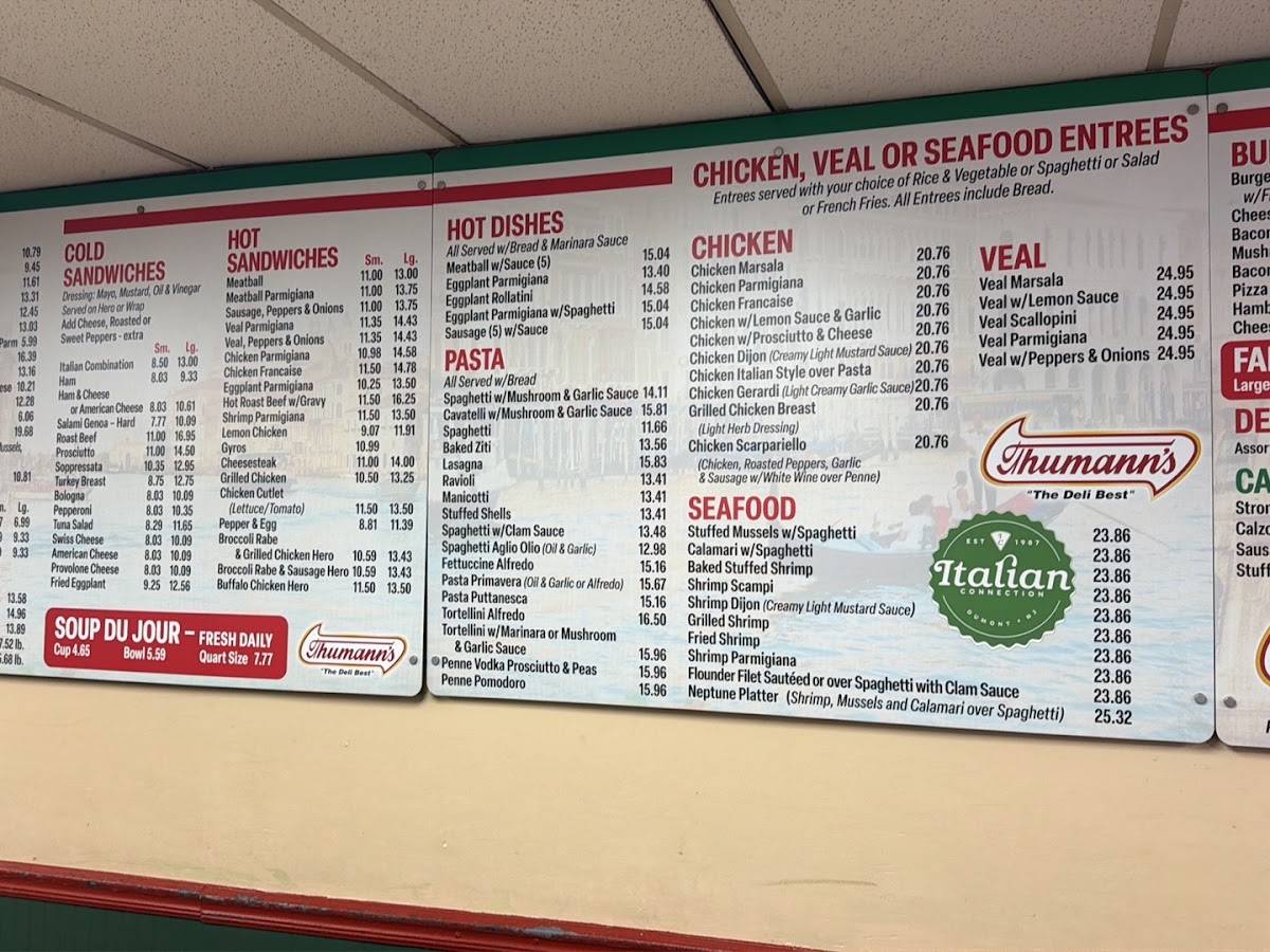Italian Connection Pizza меню