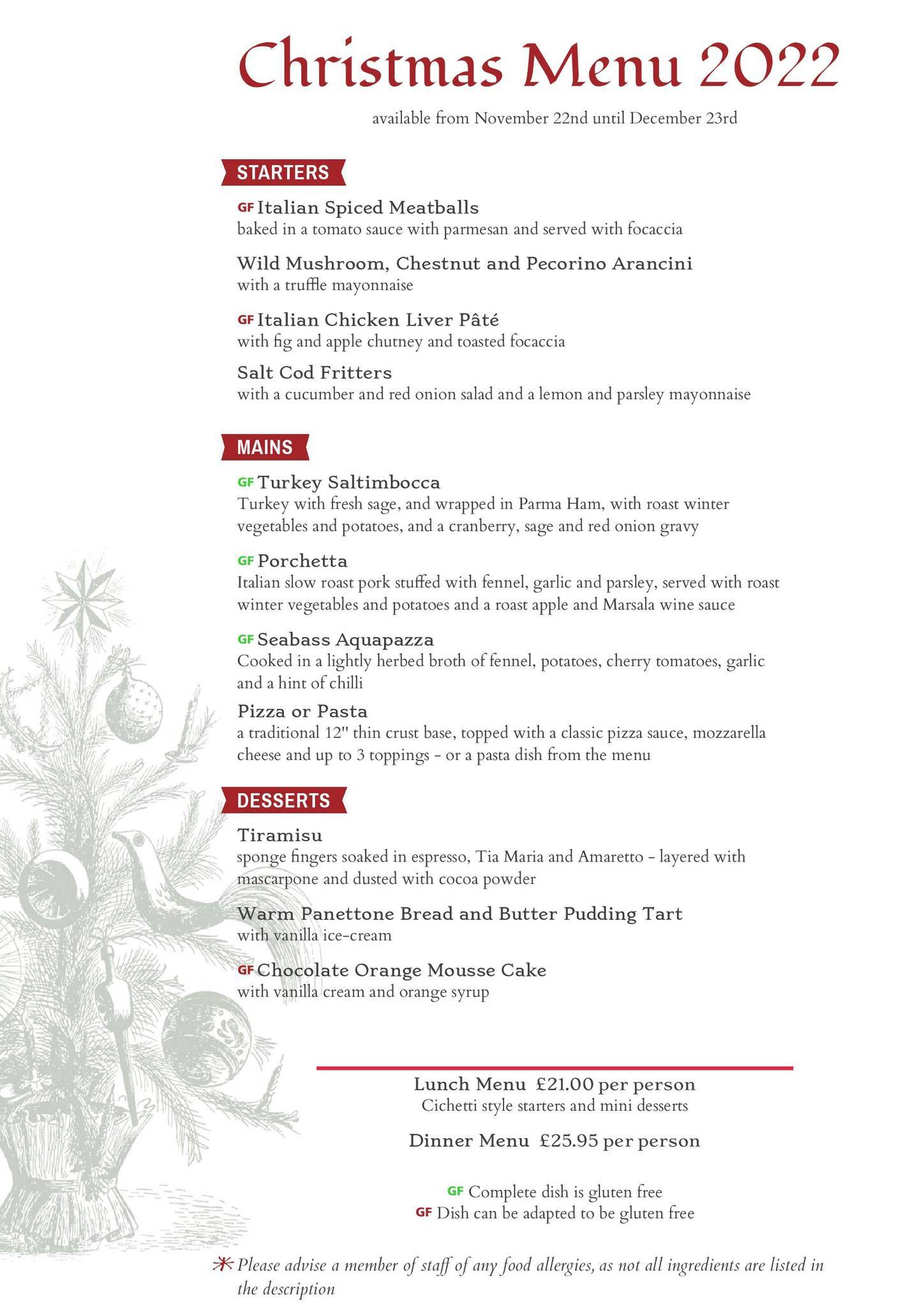 Italian Market Kitchen меню