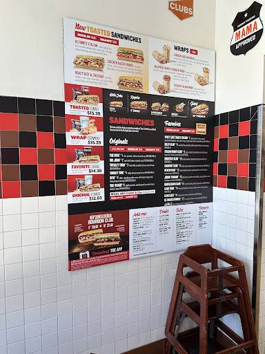 Jimmy John's меню