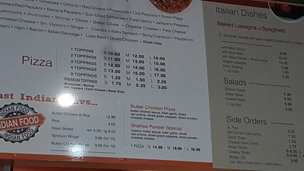 J's Pizza меню