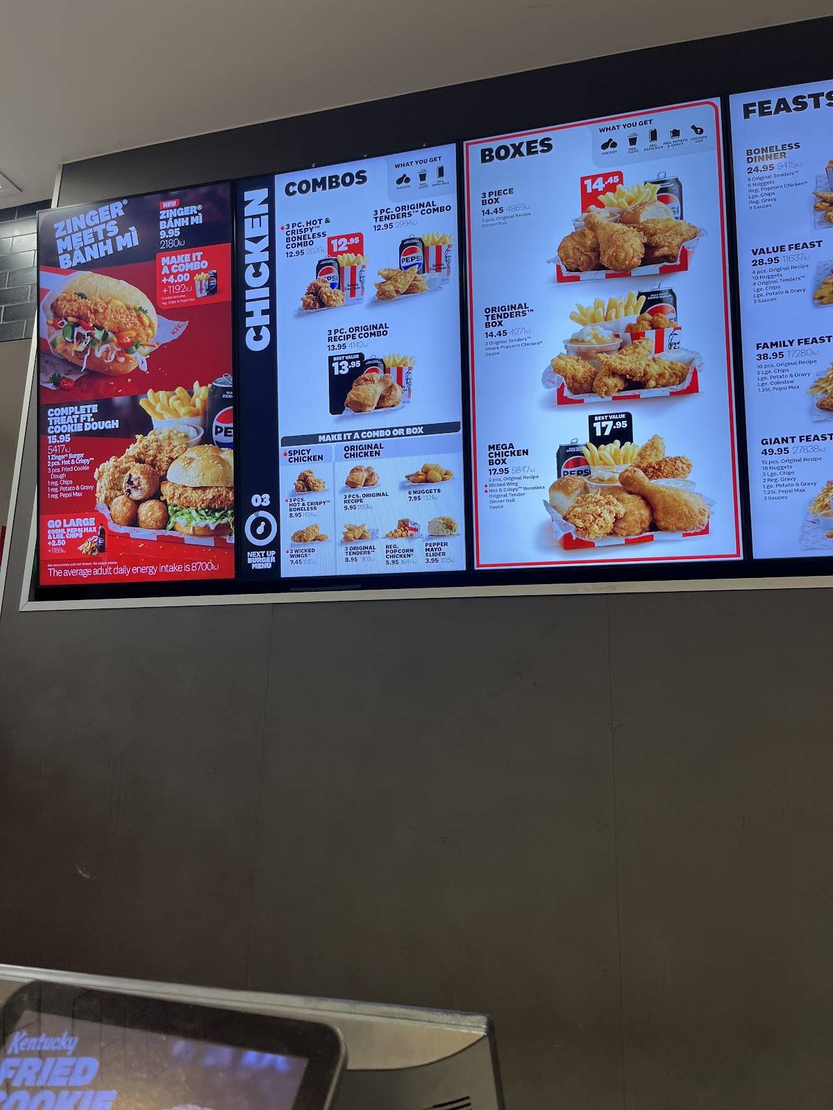 KFC Cranbourne North меню